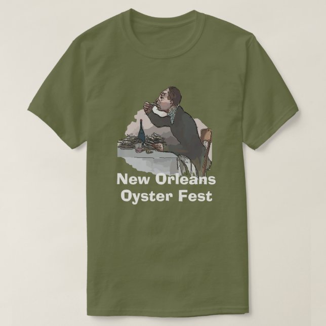 New Orleans Oyster Fest T-shirt (Design framsida)