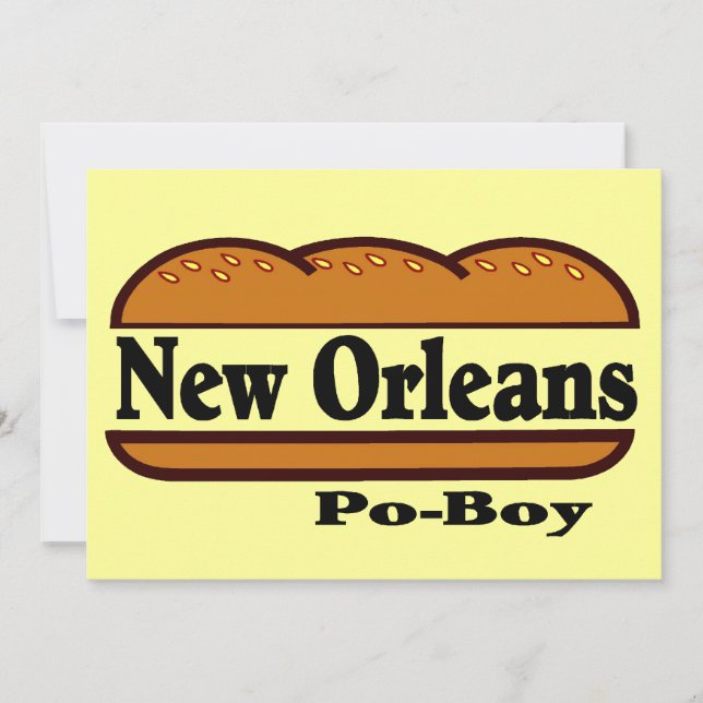 New Orleans Po Boy (Framsida)