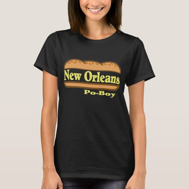 New Orleans Po Boy T-shirt (Framsida)