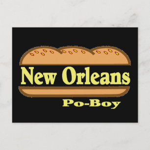 New Orleans Po Boy Vykort