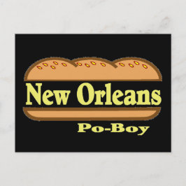 New Orleans Po Boy Vykort