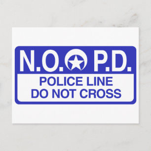 New Orleans Police Vykort