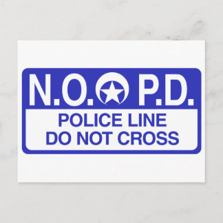 New Orleans Police Vykort