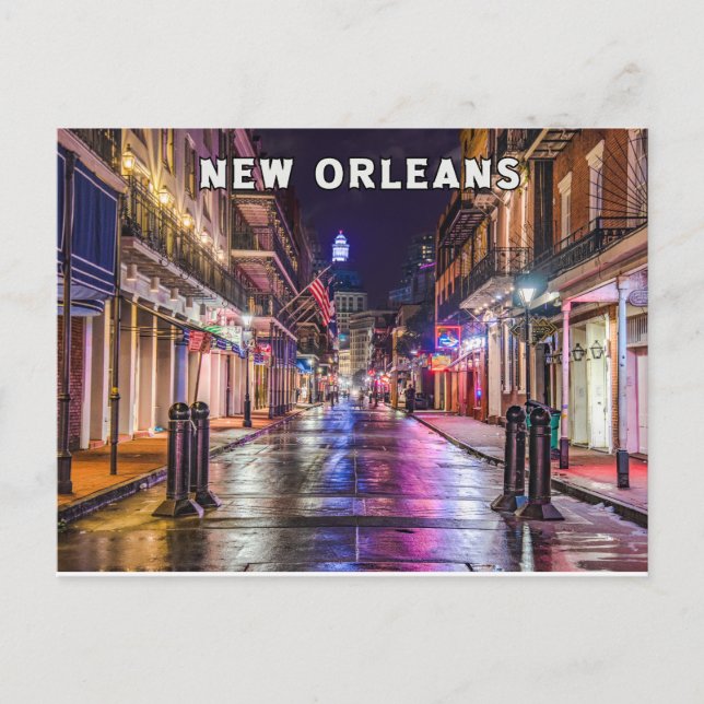 New Orleans Postcard Souvenir Vykort (Framsida)