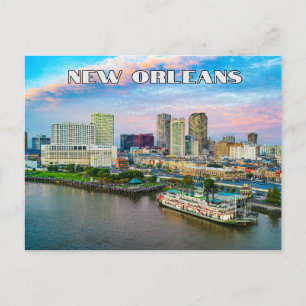 New Orleans Postcard Travel Souvenir Vykort