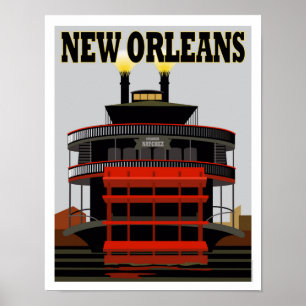 New Orleans reser affischen Poster