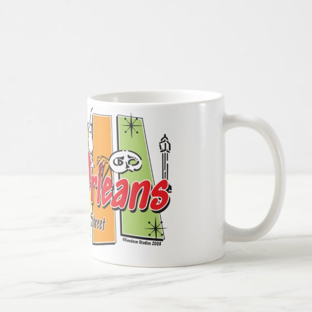 New-Orleans-Retro Kaffemugg (Höger)