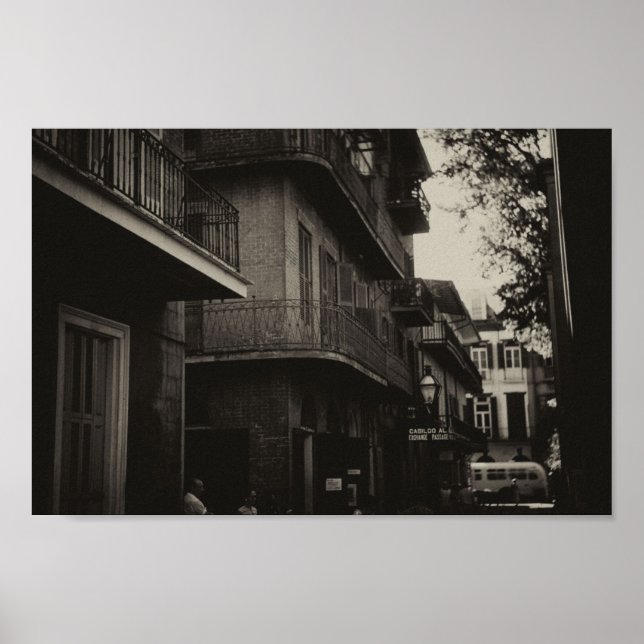 New Orleans Retro Mid Century Inspired Poster (Framsidan)