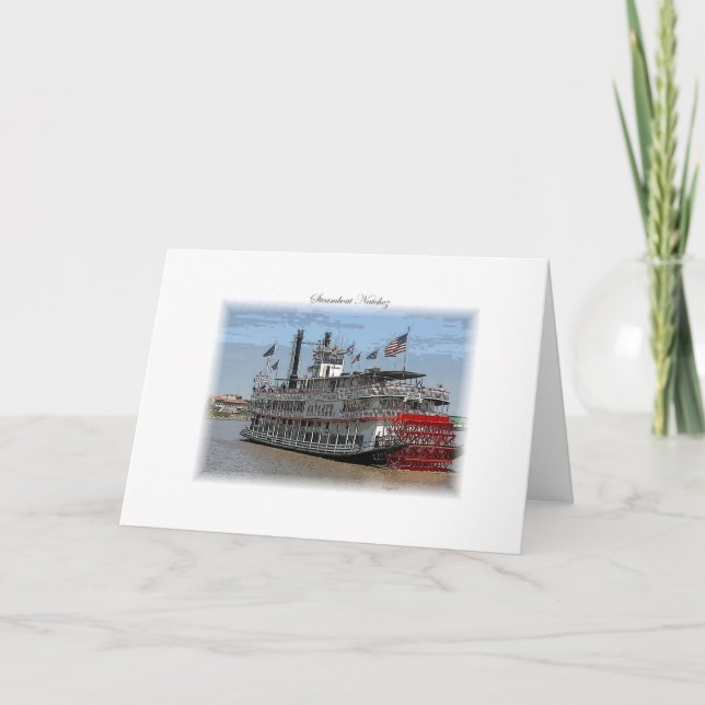 New Orleans Riverboat Kort (Framsida)