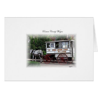 New Orleans romersk godisvagn Hälsningskort