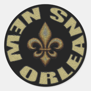 New Orleans Runt Klistermärke