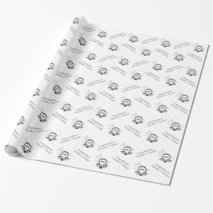 New Orleans Scene Fleur de Lis Presentpapper