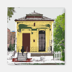 New Orleans Shot Gun Home Magnet
