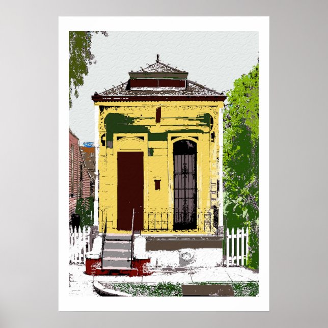 New Orleans Shot Gun Home Poster (Framsidan)