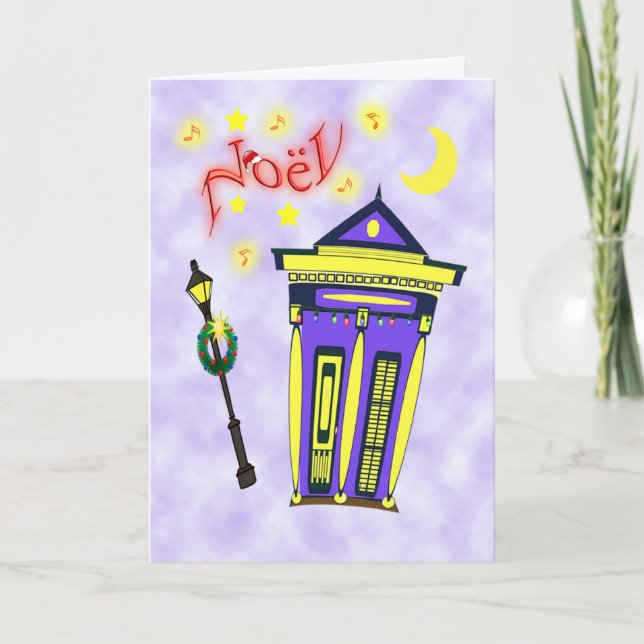 New Orleans sköt vapenhuset Noël Helgkort (Framsida)