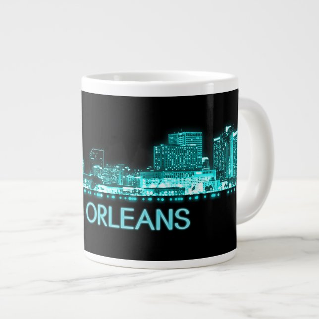 New Orleans Skyline Jumbo Mugg (Framsida höger)