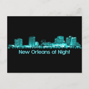 New Orleans Skyline Vykort