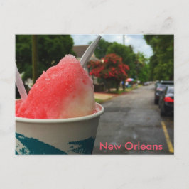 New Orleans Snoball Postcard - Sommar i NOLA! Vykort