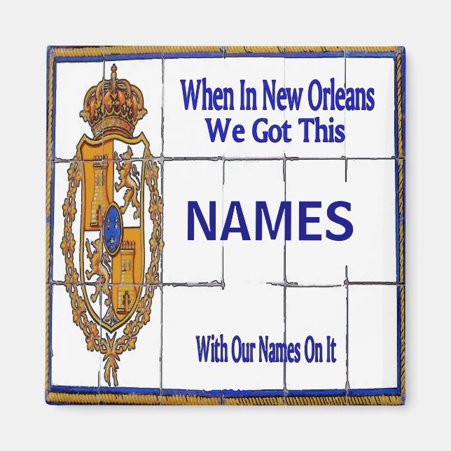 New Orleans Souspåen Magnet (Framsidan)