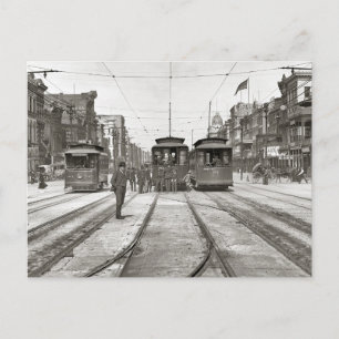 New Orleans-spårvagnar, 1907 Vykort