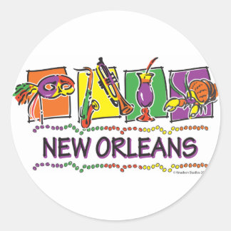 NEW-ORLEANS-SQUARES-eps-kopia Runt Klistermärke