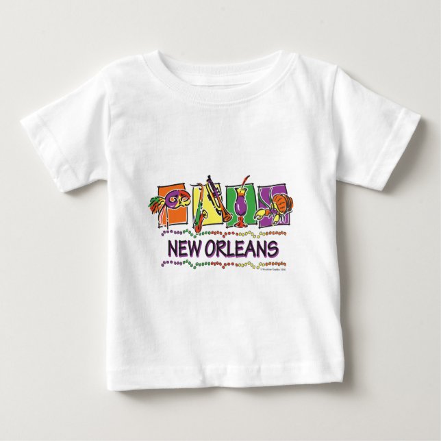 NEW-ORLEANS-SQUARES-eps-kopia T-shirt (Framsida)