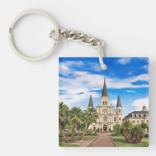 New Orleans St. Louis Cathedral Fransk Quarter