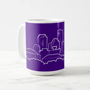 New Orleans stadshorisont Kaffemugg