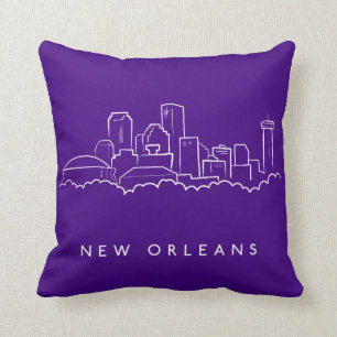New Orleans stadshorisont Kudde