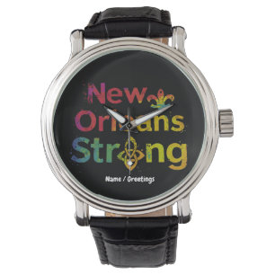 New Orleans Stark Inspirerande NOLA Stolthet Armbandsur