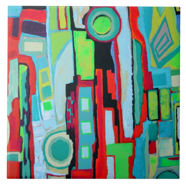 New Orleans Street 6 x 6 Ceramic Tile Kakelplatta (Framsidan)