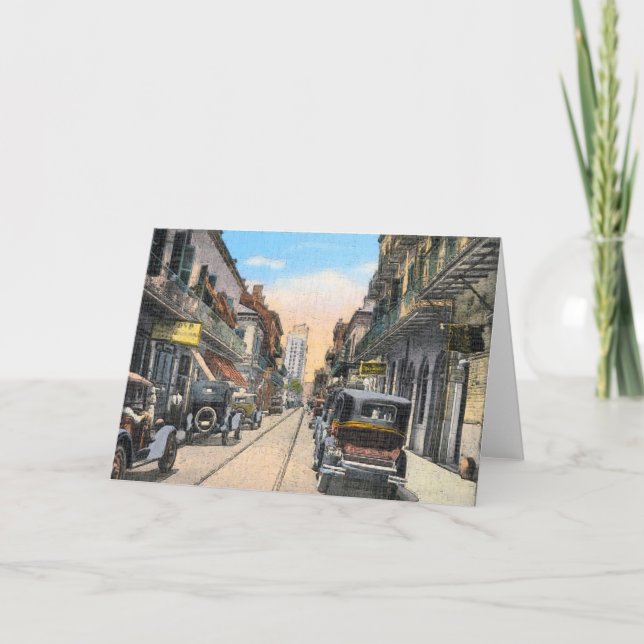 New Orleans Street Helgkort (Framsida)