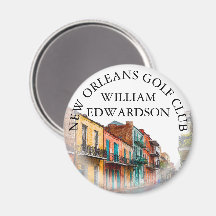 New Orleans Street Personlig Golfklubbnamn