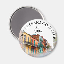 New Orleans Street Personlig Golft Klubb Namn