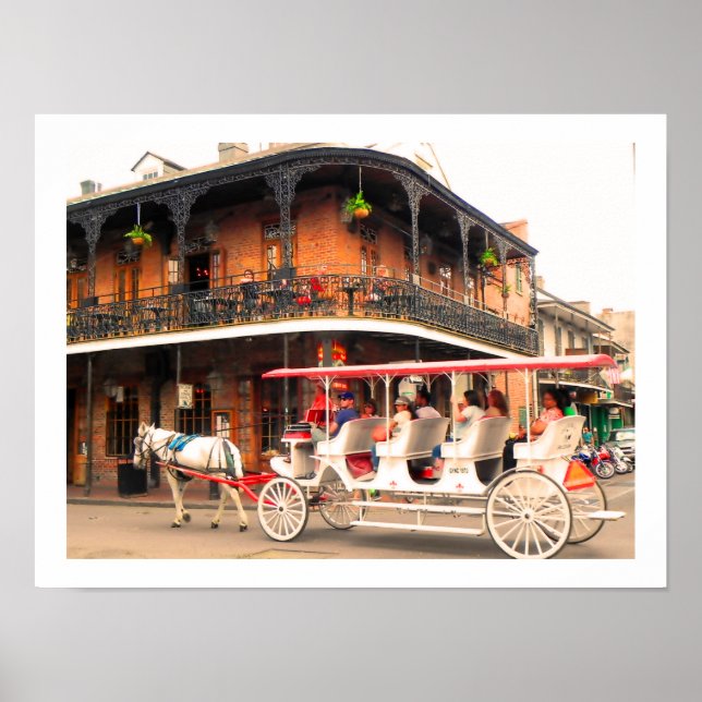 New Orleans Street Scene - Poster (Framsidan)