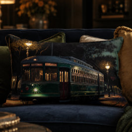 New Orleans Streetcar Kuddyn Prydnadskudde