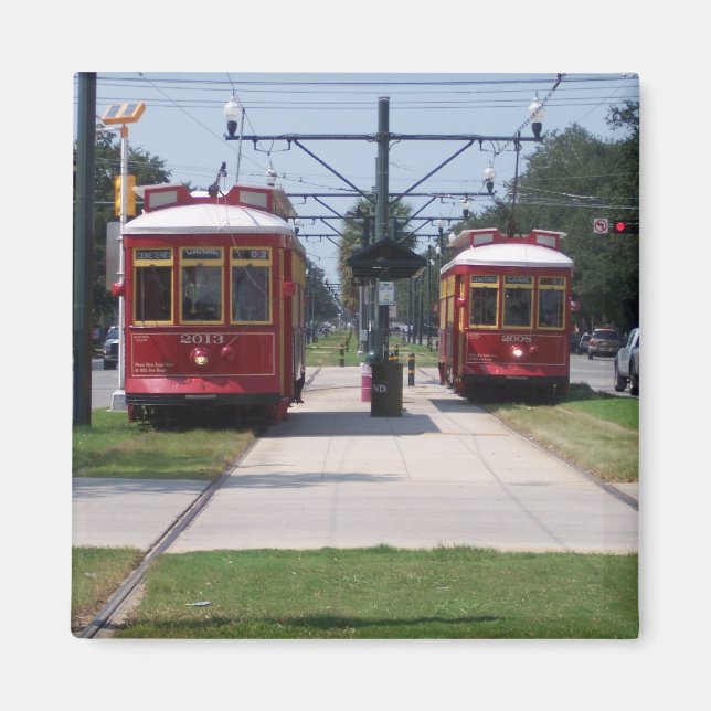 New Orleans Streetcar Magnet (Framsidan)