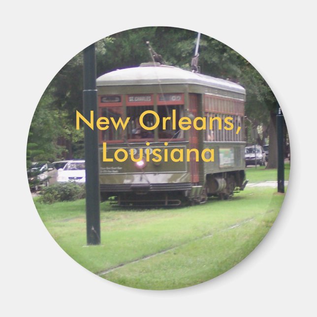 New Orleans Streetcar Magnet (Framsidan)