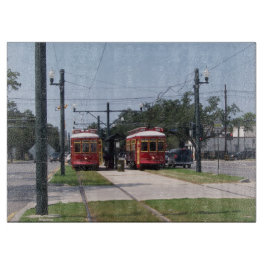 New Orleans Streetcar Skärbräda