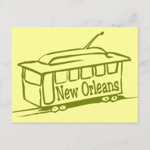 New Orleans Streetcar Vykort