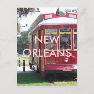 New Orleans Streetcar Vykort