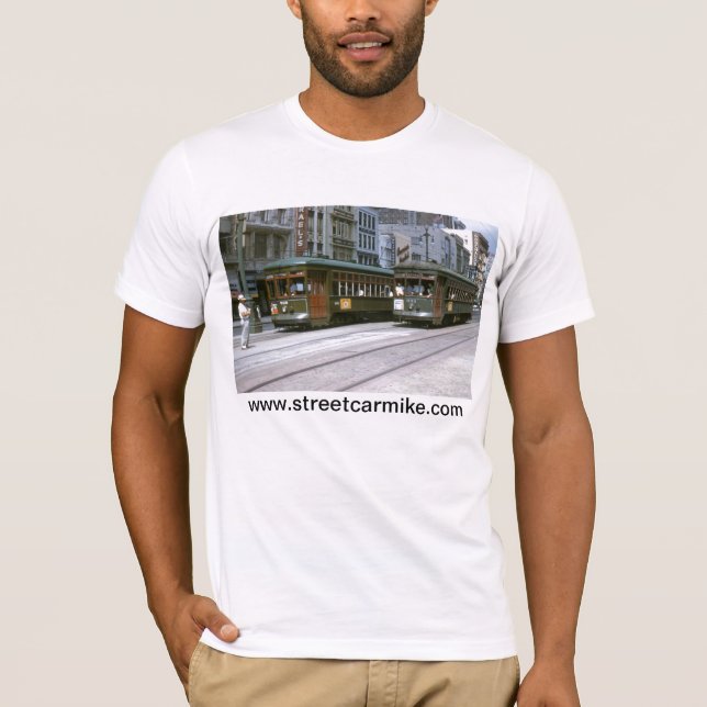 New Orleans Streetcars 951 och 969 T Shirt (Framsida)