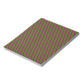 New Orleans Stripe Glitter Anteckningsblock