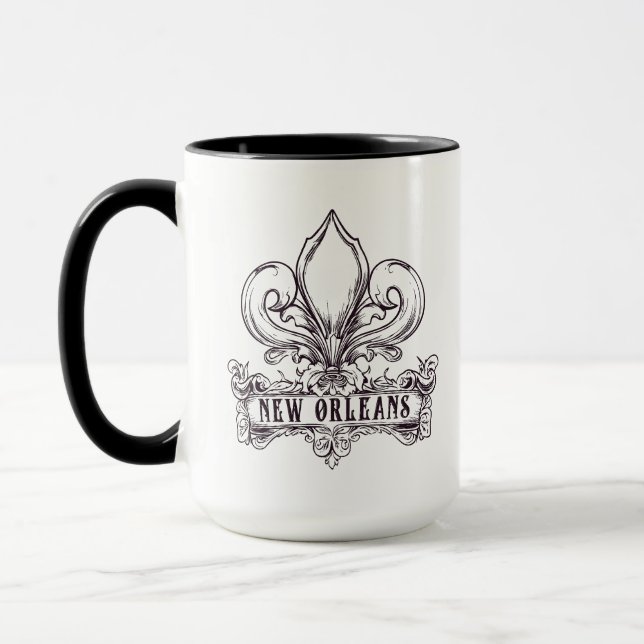 New Orleans Strong Louisiana Bourbon St Mugg (Vänster)