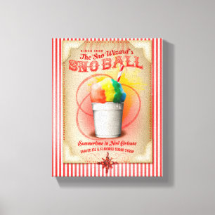 New Orleans Summertime Snowball Canvastryck