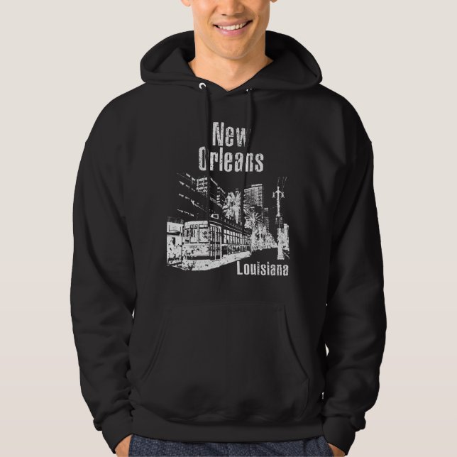 New Orleans Sweatshirt Med Luva (Framsida)