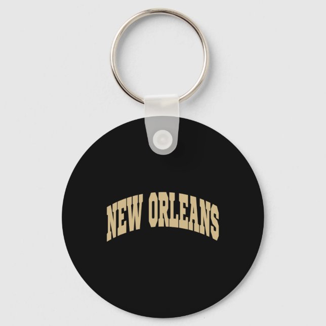 New Orleans - Throwback Design - Clic  Nyckelring (Framsida)