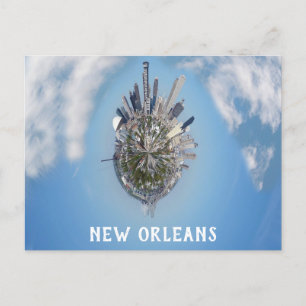 New Orleans Unique City Skyline Travel Photo Vykort