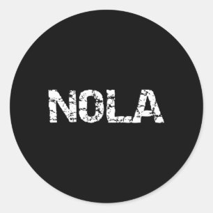 New Orleans Vacation Roligt Louisiana Py Quote Nol Runt Klistermärke