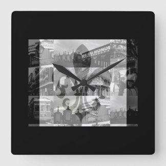 New Orleans [väggen tar tid på], Fyrkantig Klocka